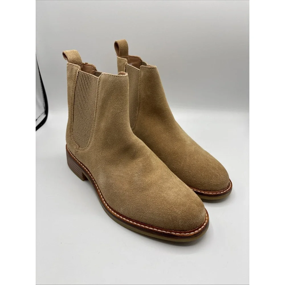 Clarks Women's Cologne Arlo Leather Chelsea Boots Size 7.5‎ M New